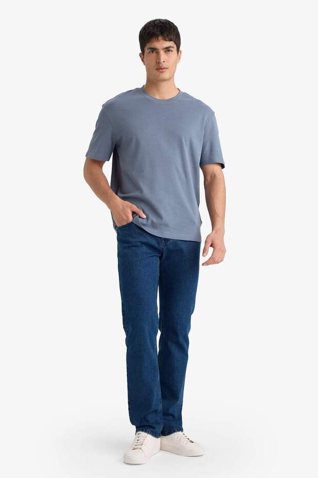 %100 Pamuk Basic Tişört E7961AX26SP - 2