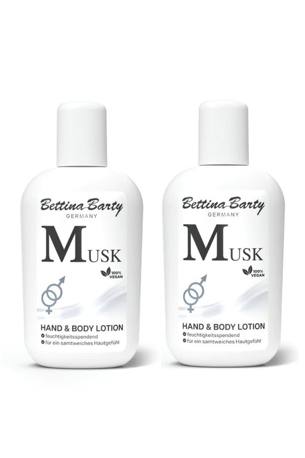 Musk Hand and Body Lotion, Powdery and Long-Lasting Musk Scent, Unisex, Mini Size 50 ml 2 Pieces