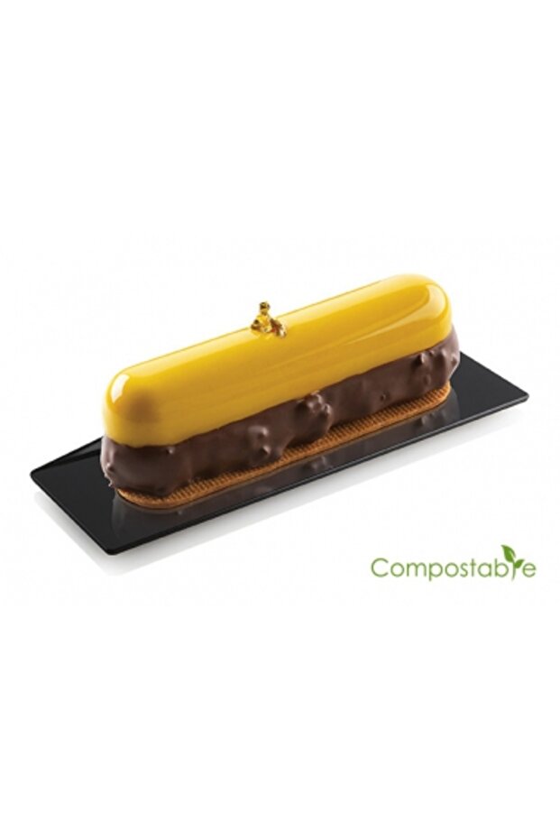 Compostable/biodegradable rectangular mini trays 100/set - 2
