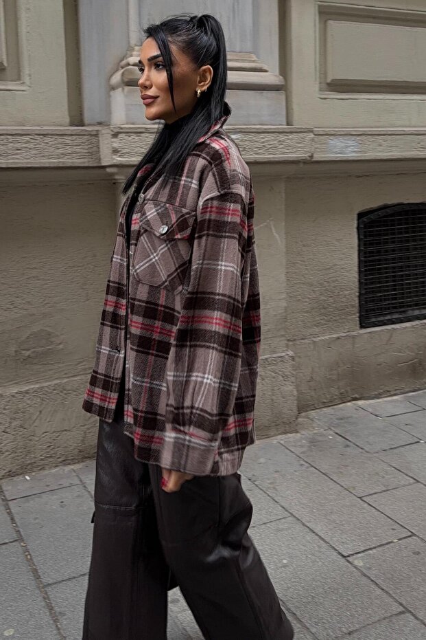 سترة قميص منقوشة 6192 - 7