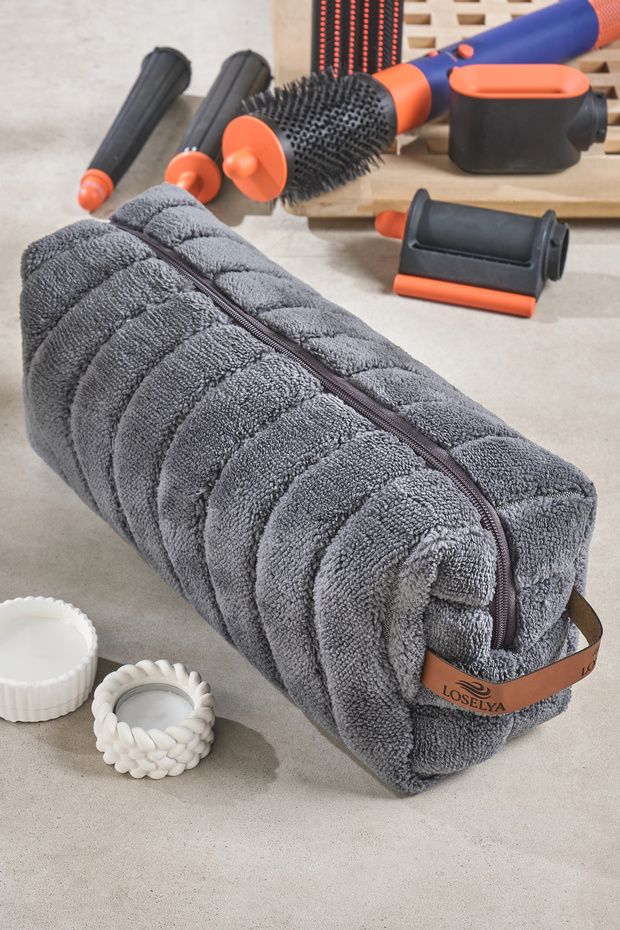 Bag for Airwrap Compatible All Parts, Straightener Curling Iron Bag, Large Size Makeup Bag