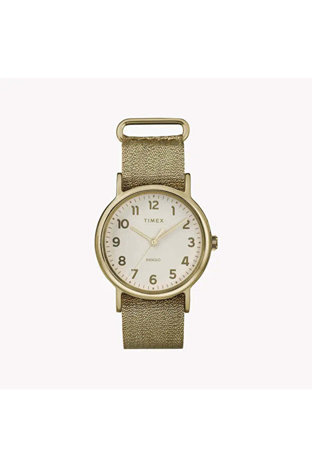 Women's Gold Fabric Watch, Beige Dial | Tw2r92300