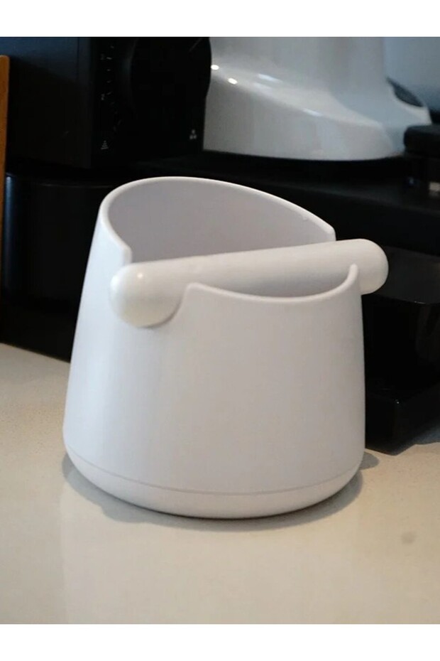 Waste container - Coffee grounds disposal bin, white, 800 ml