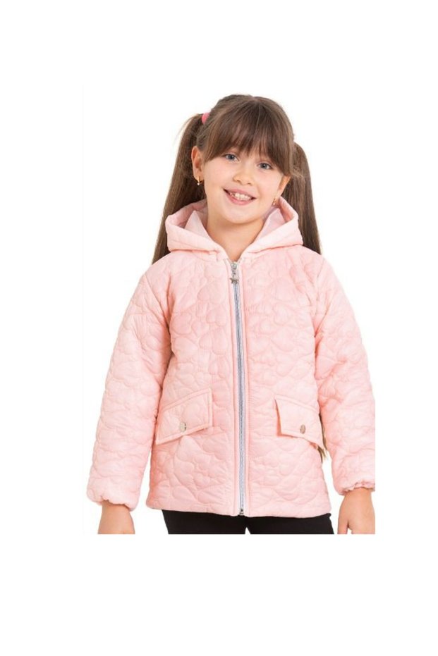 Girl's Seasonal Starry Hooded Raincoat
