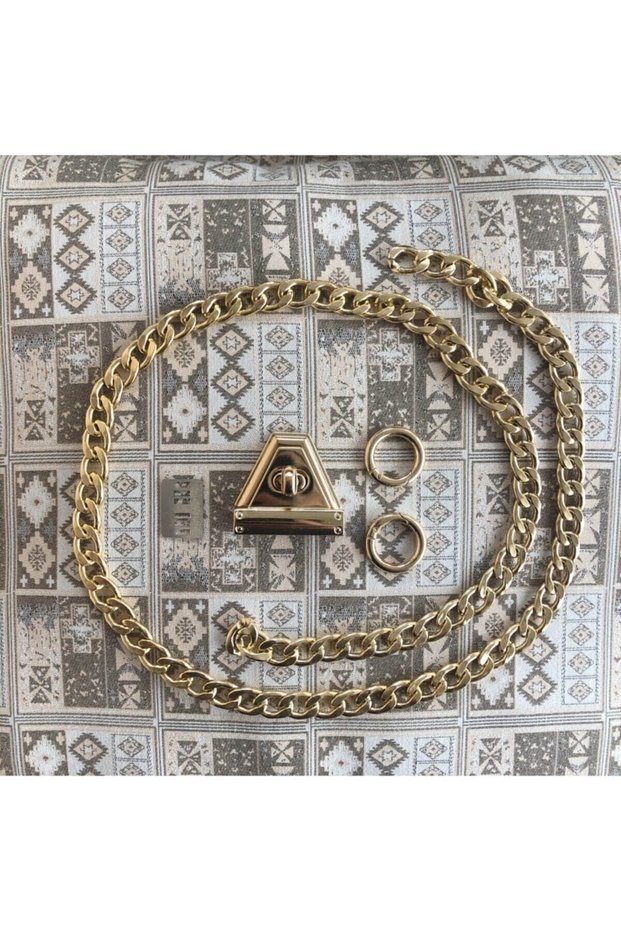 Chain and Clip Bag Making Set Gold Color Metal Accessory