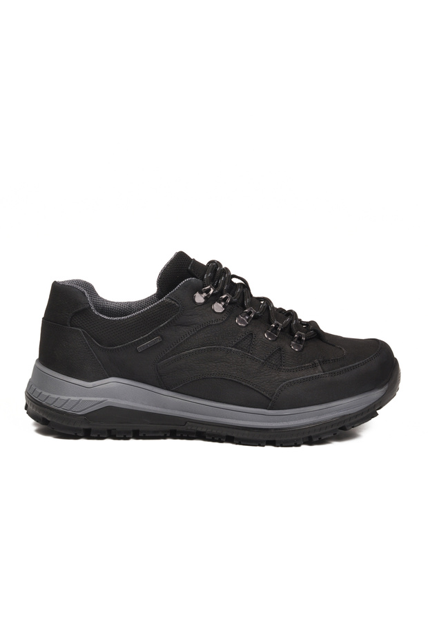 Black Genuine Leather Men's Outdoor Shoes 2341 m