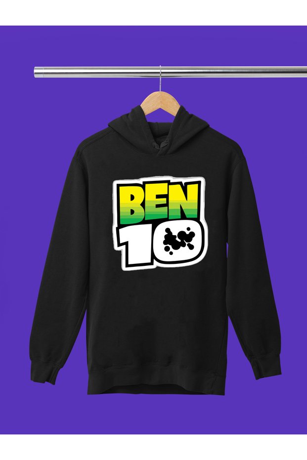 Ben10 Printed 3-Yarn Quality Soft Texture Hooded Children's Sweatshirt