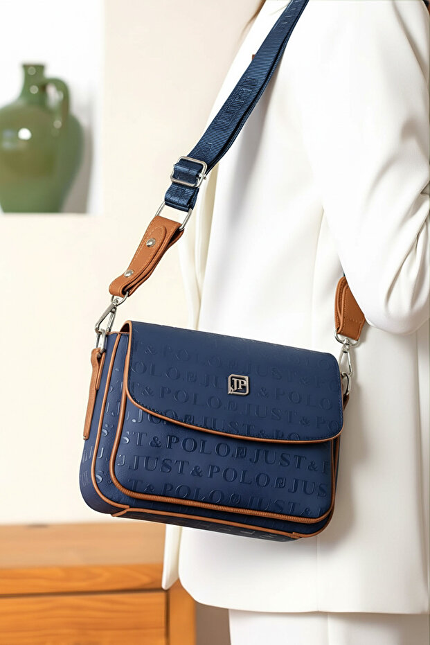 Women's Polo 3-Compartment Shoulder Bag And Clutch Bag (25x15 CM)