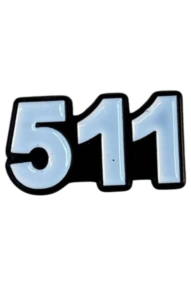 ملصق هاتف محمول برمز حديدي 511