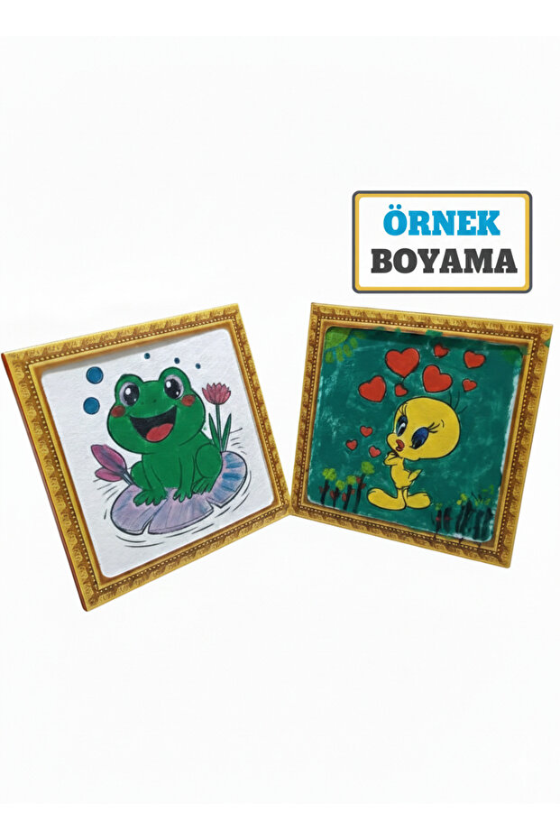 Boyama Seti Boya ve Fırça Dahil Set - 7