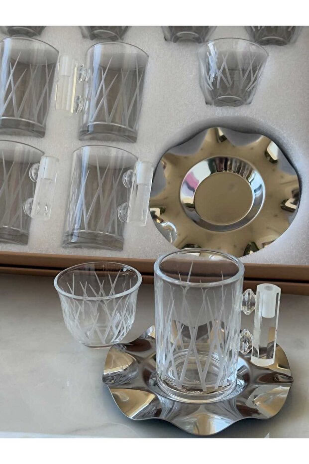 طقم شاي 18 قطعة - 1