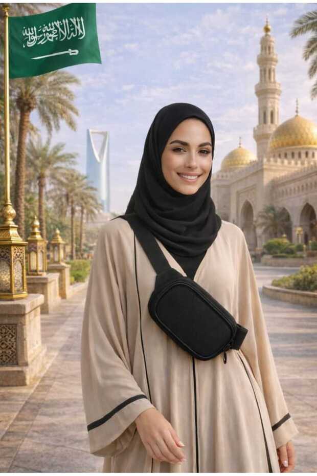 حقيبة صوفيا للجنسين باللون الأسود الأنيق للاستخدام اليومي - حقيبة كروس بودي بحزام كتف مريح