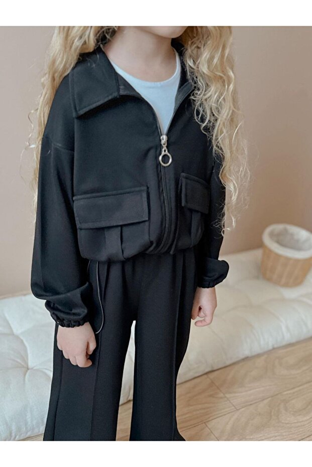 طقم رياضي أسود - 2