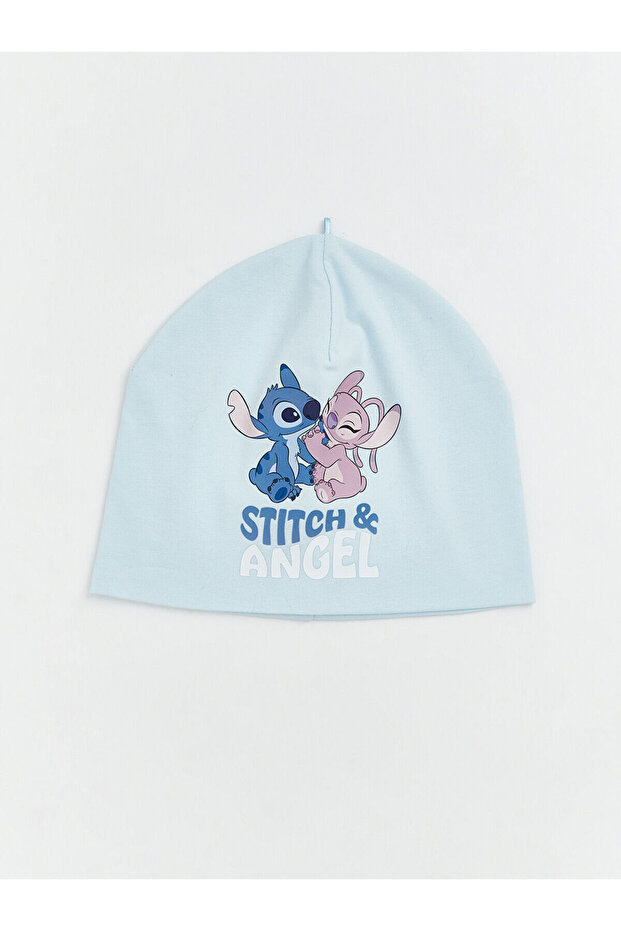 Lilo and stitch printed girl's beanie with nevavm difference
