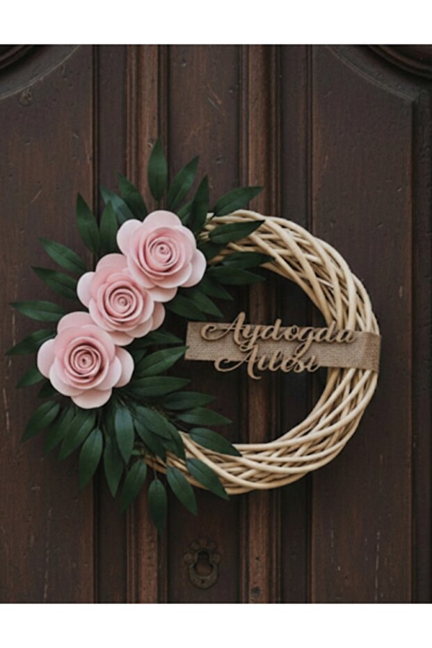 Kisiye özel 25cm kapı çelengi - 1