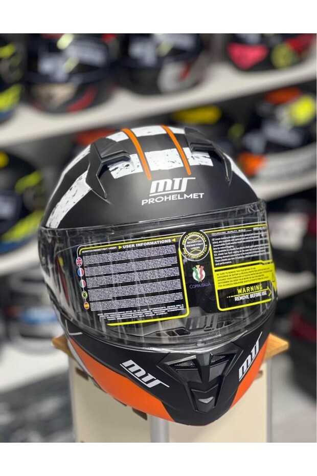 PRO HELMET ŞEFFA VİZÖR KASK - 2