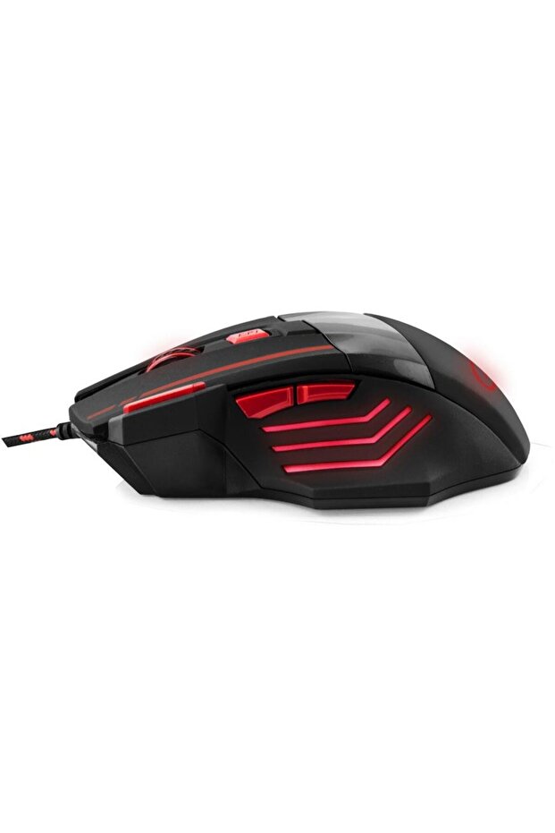 Mouse ESPERANZA Wolf (Negru/Rosu) - 1