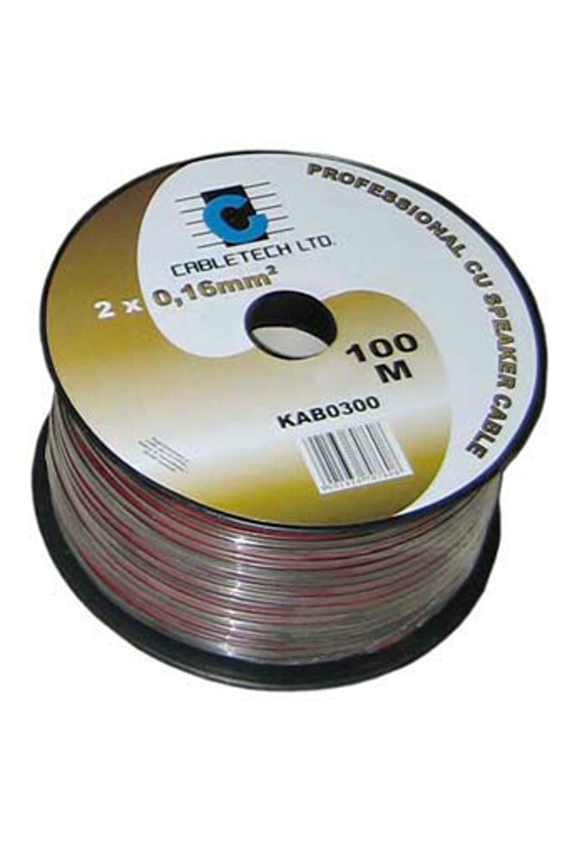 BLACK SPEAKER CABLE 0.75MM WITH - 1