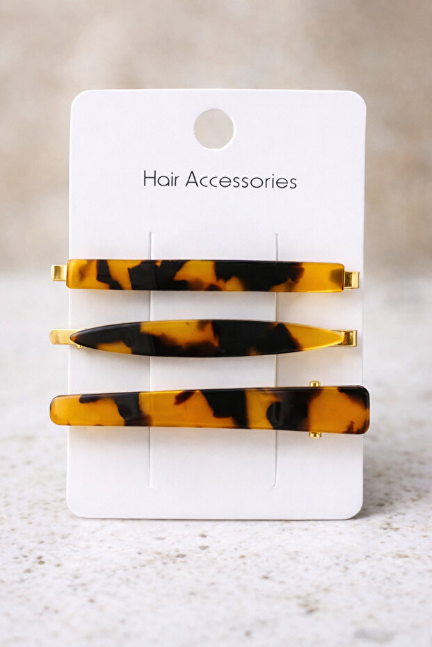 3-Pack Leopard Patterned Pencil Buckles 3 Different Models - 1