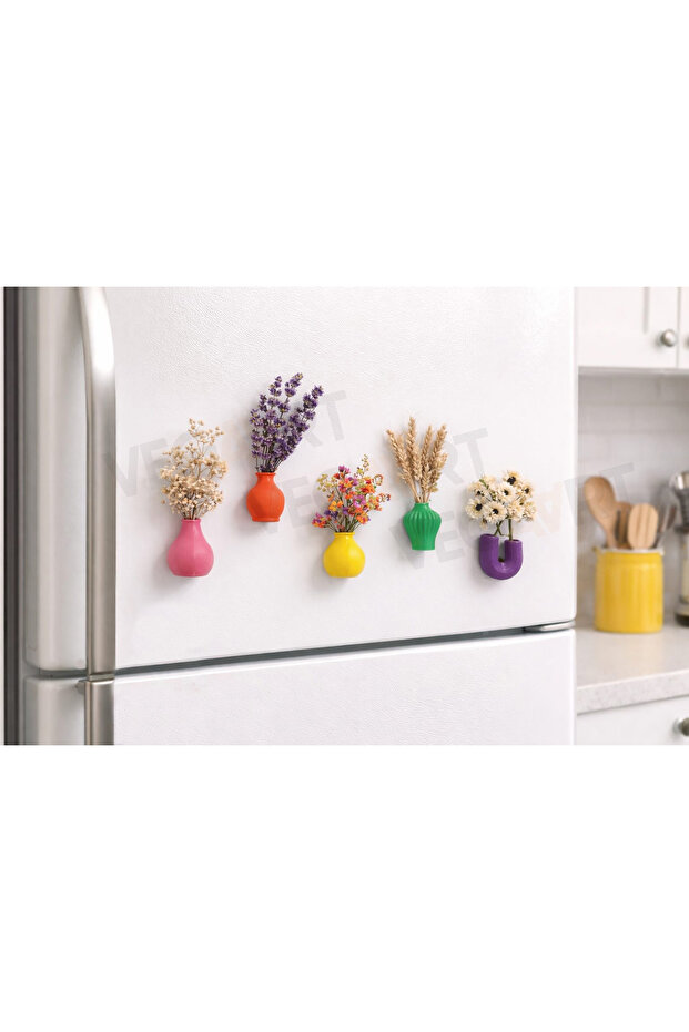 5'li Mini Vazo Magnet - 2