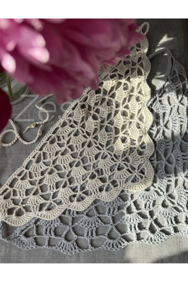Six Cotton Vintage Bohemian Pinterest Style Hand Knitted Bandanas