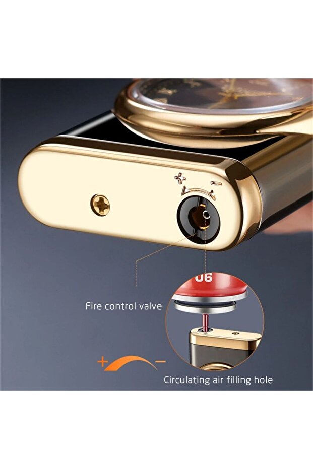 Dual-Function Watch Lighter: Sensitive Ignition, Windproof Cigar Flame - 5