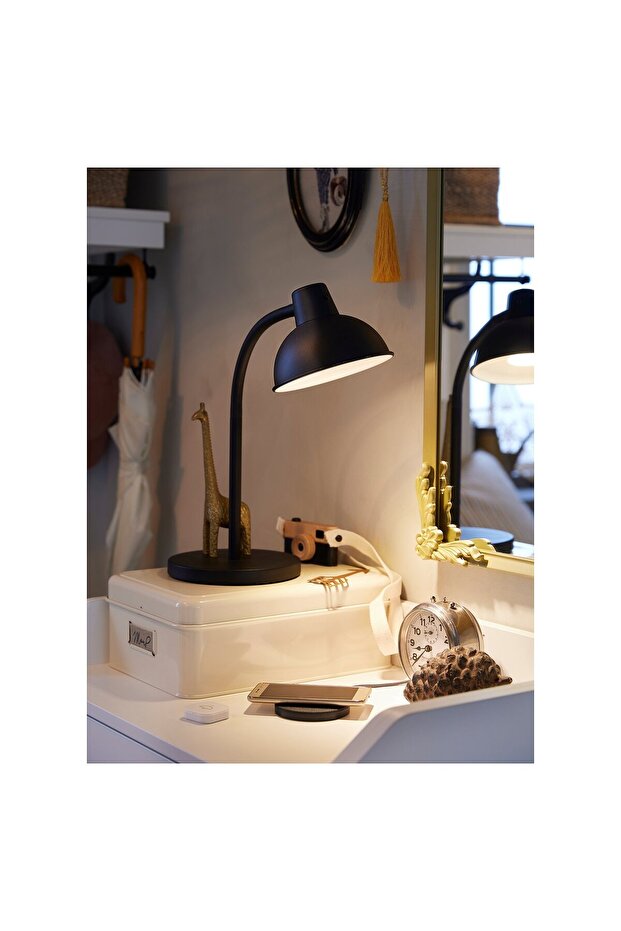 مصباح عمل، أسود - 4