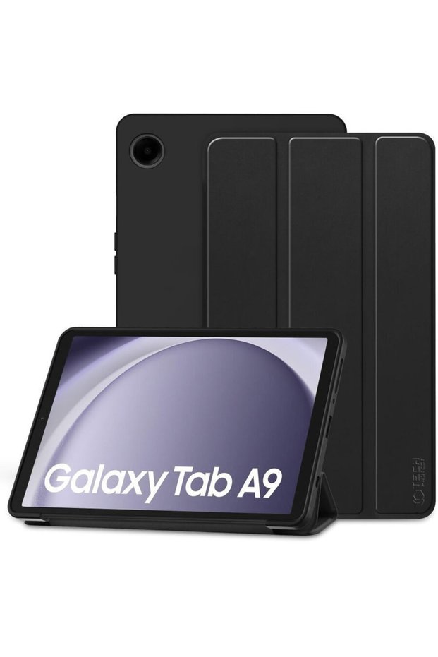 Case for Samsung Galaxy Tab A9, Tech-Protect, SmartCase, Black