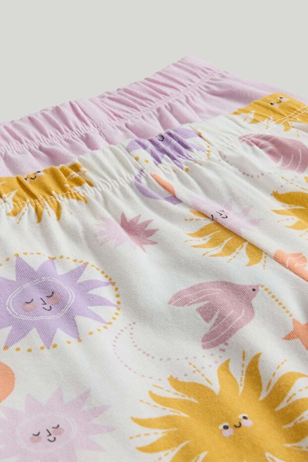 طقم بيجامات شمسية مكون من قطعتين - 3