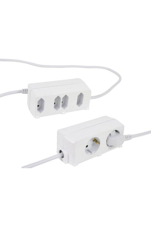 Multiple Socket Outlet BiniPlus 6-fold white - 1