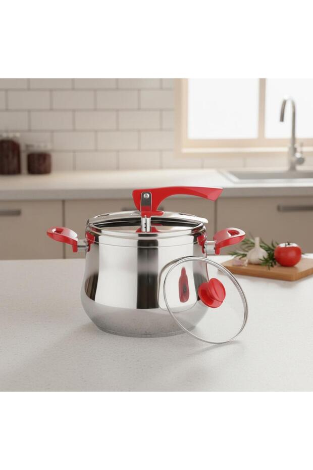 وعاء طهي خاص سعة 8 لتر مع حامل - 2