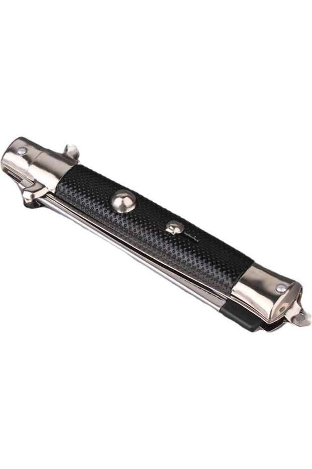 black Folding Comb Spring Comb American Oil Head Comb Portable Travel Large Back Head Butterfly Pock