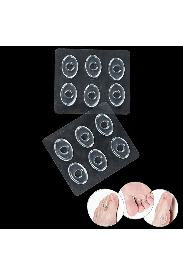 12Pcs Silicone Foot Corn Removal Patch Tool Foot Remover Pad Feet Medical Gel