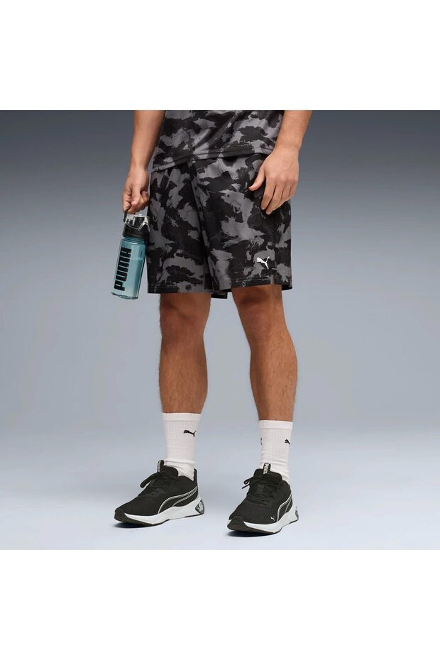 M Tad Essentials Aop 7" Woven Short Puma