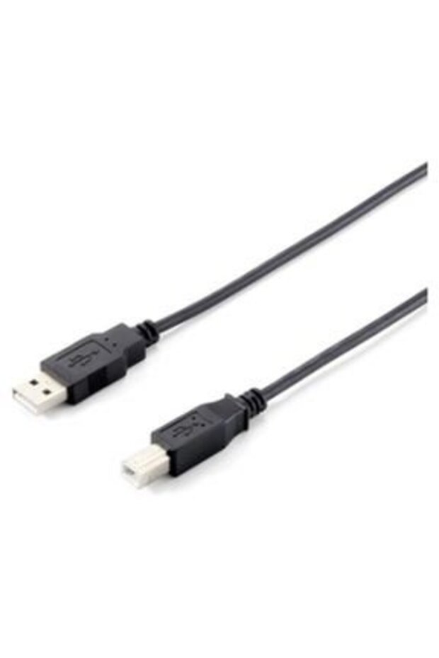 USB 2.0 cable AM- BM 1m black double shielding