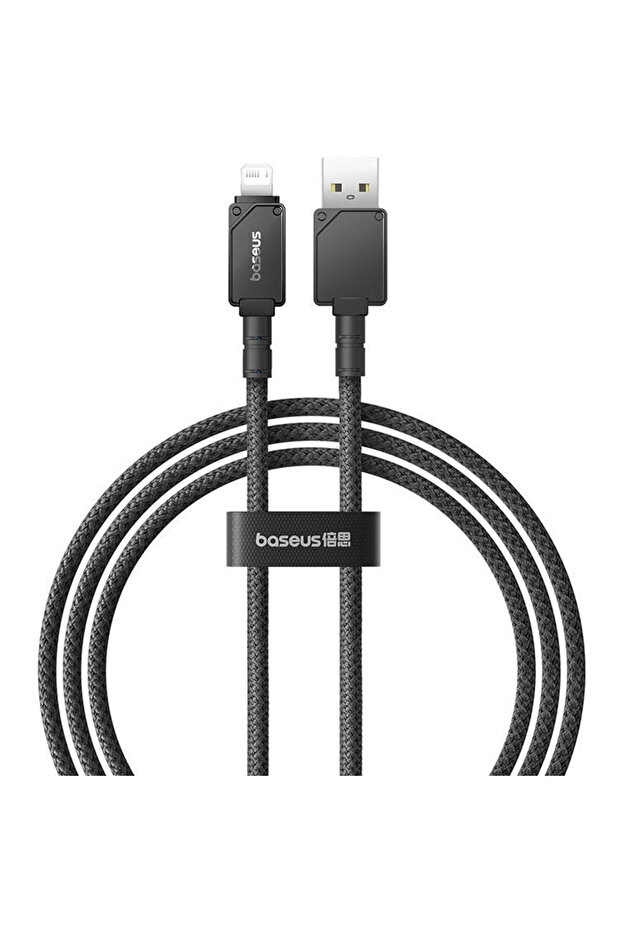 Fast Charging Cable Explorer 2.4A 1M (Black) - 3