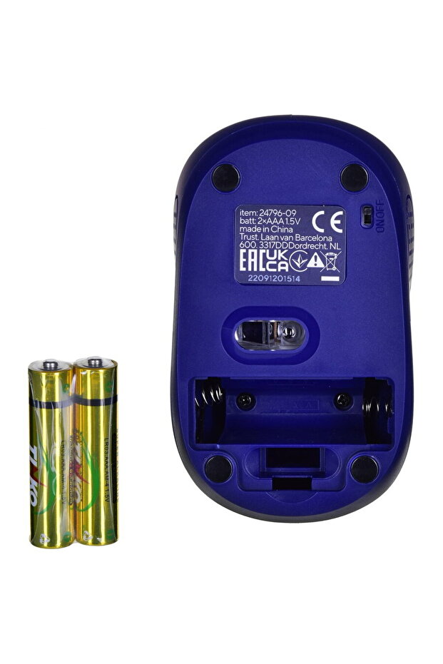 Wireless optical, 1600 DPI resolution, blue - 3