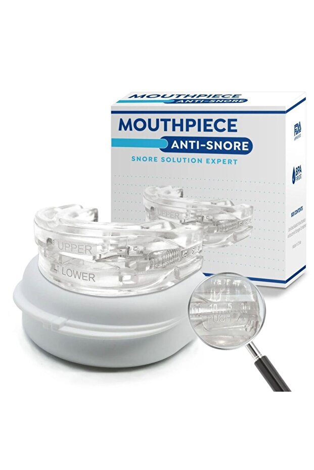 Adjustable Anti-Snoring Mouth Guard Mouthpiece Sleeping Devices Bruxism Snoring Stopper Improve ...