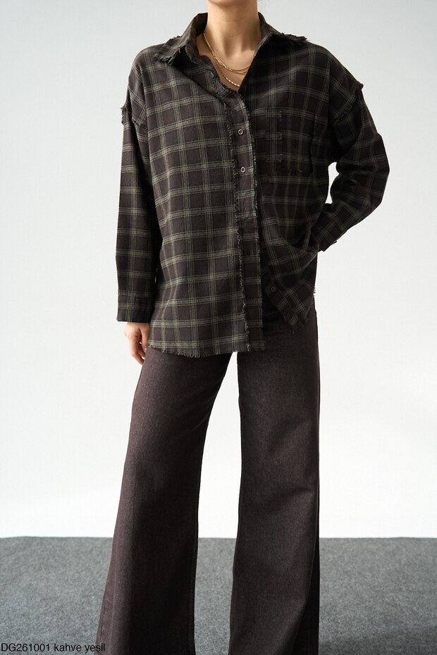 ekose kadın gömlek - 2