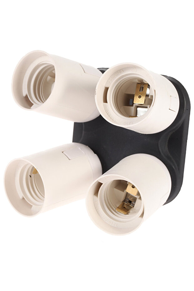 Splitter 4 in 1 lamp E27 continuous light - 1