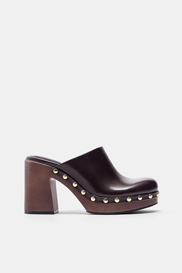 Zımbalı topuklu sabo - 1