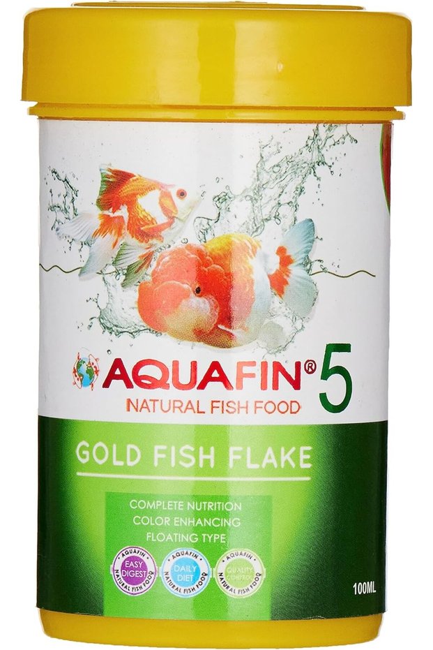 KW Zone Goldfish Flake Natural Colour Enhancing Staple Food for Aquarium fish 100ml