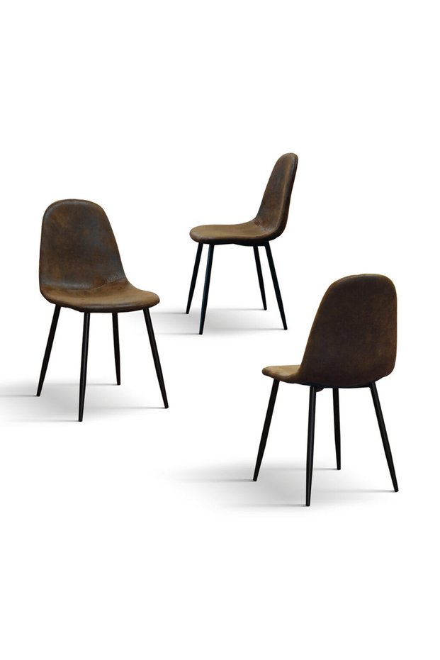 Set de 4 scaune industriale