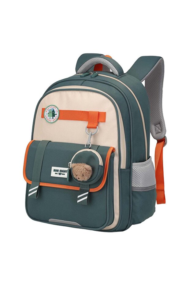 16.5-inch Light Weight School Backpack Water Resistant Polyester Kid’s Daypack for Boys