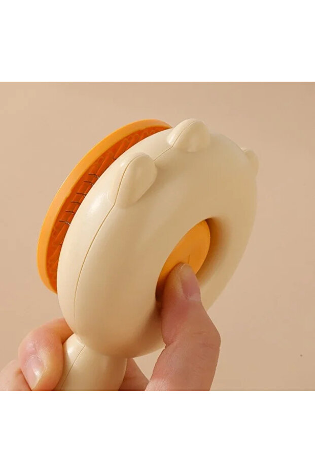 مشط الحيوانات الأليفة ذو التنظيف التلقائي بتصميم Pati - 4