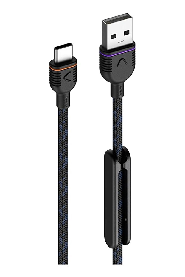 erorex USB-A TO USB-C CABLE BLACK 1.2M