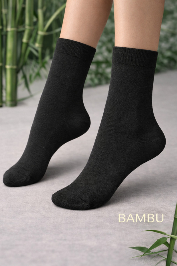 Bambu 6lı Kadın Çorap - 5