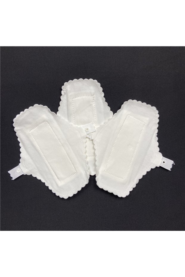12Pcs/lot Thin Cloth Pads Soft Cotton Washable Feminine Panty Liners Sanitary Pads Napkin Daily R...