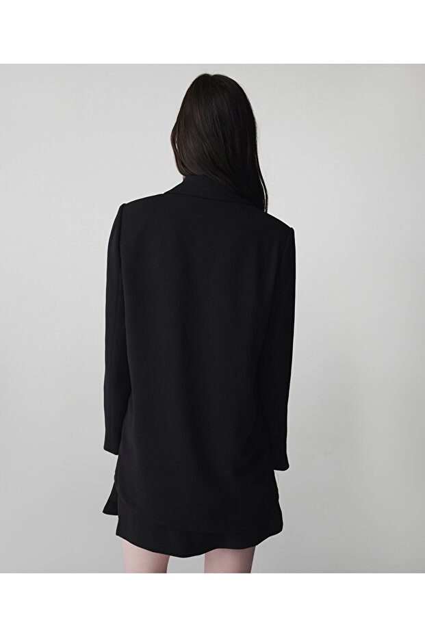 Dantel garnili blazer - 6