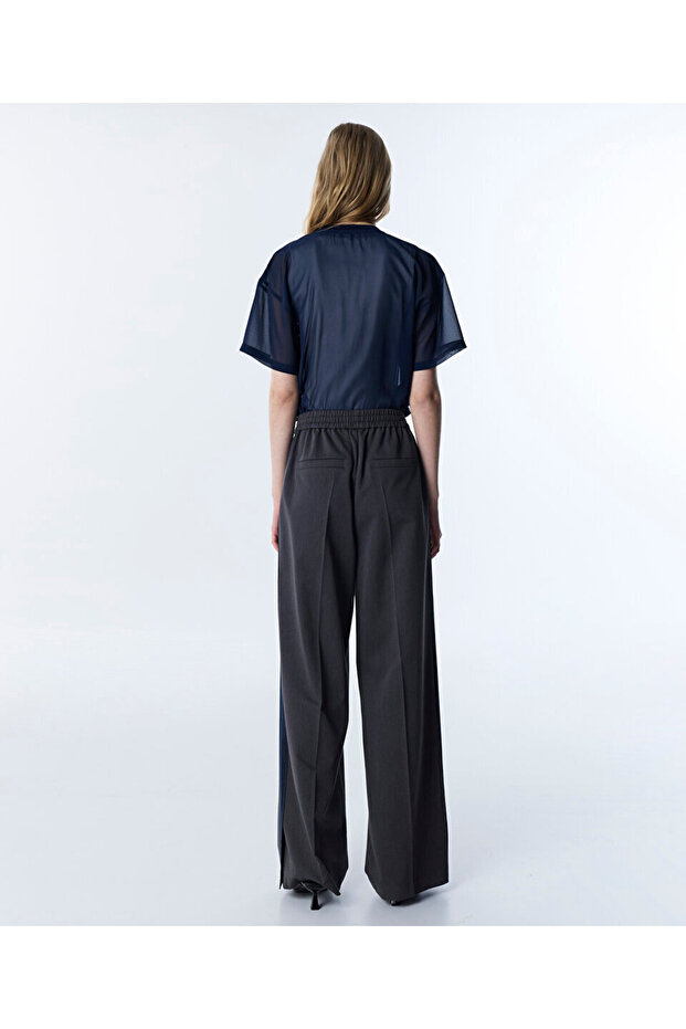 ELASTİK BEL COLORBLOCK PANTOLON - 5